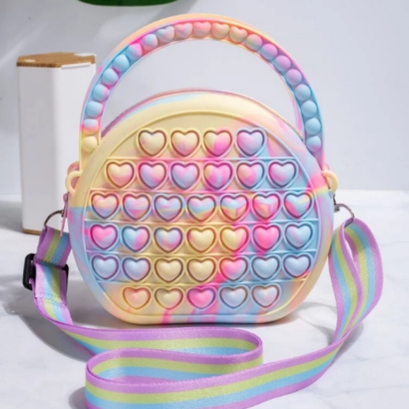 Colorblock Bubble Circle Bag - Picture 3 of 5